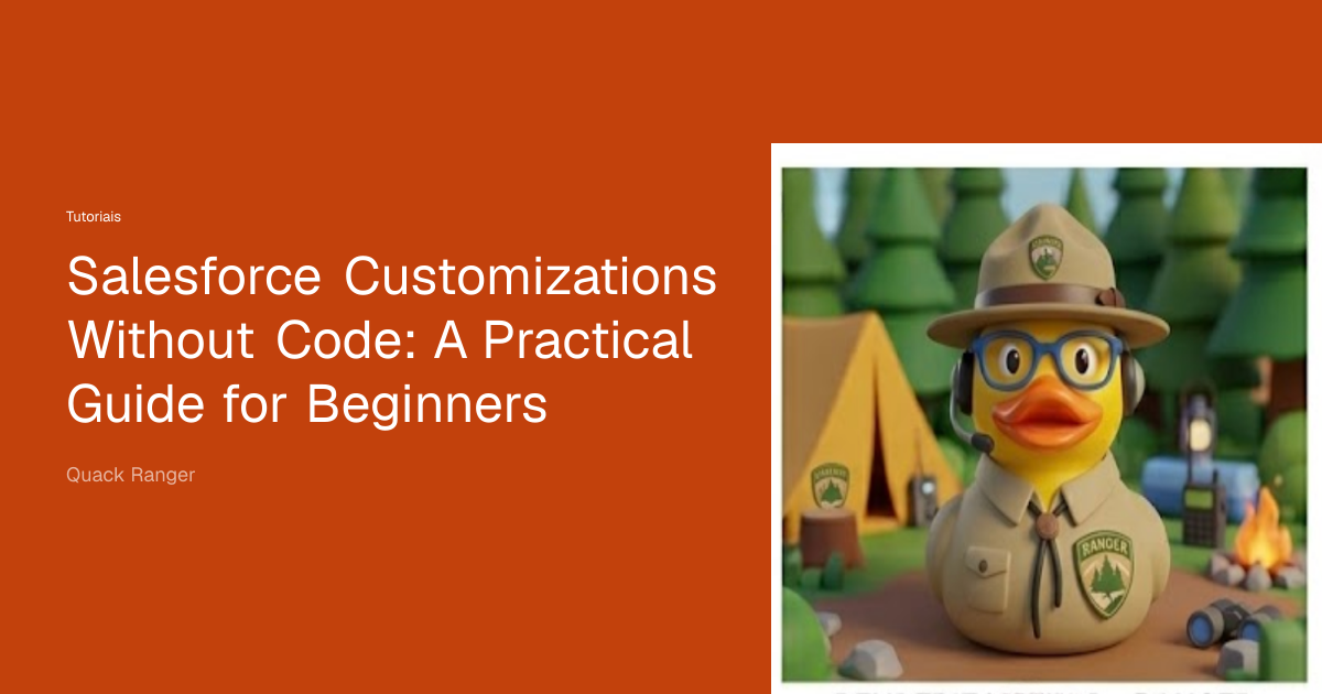Salesforce Customizations Without Code: A Practical Guide for Beginners